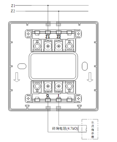 新疆新疆海湾消防GST-LD-8300B输入模块常开无源触点接线图
