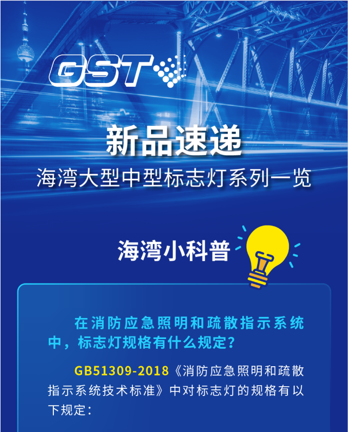 新疆海湾大型中型标志灯系列灯具科普